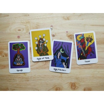 Hip Chick Tarot Kortos Schiffer Publishing